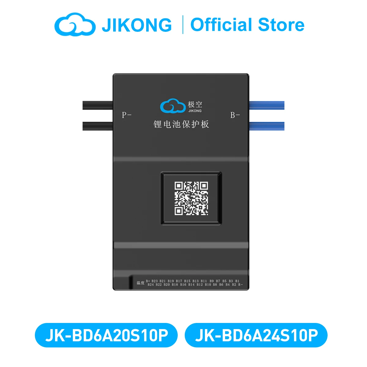 JIKONG BMS JK-BD6A24S10P JK-BD6A20S10P 8S/24S 100A Li-Ion LiFePo4 LTO Batteries BMS Smart Active Balance