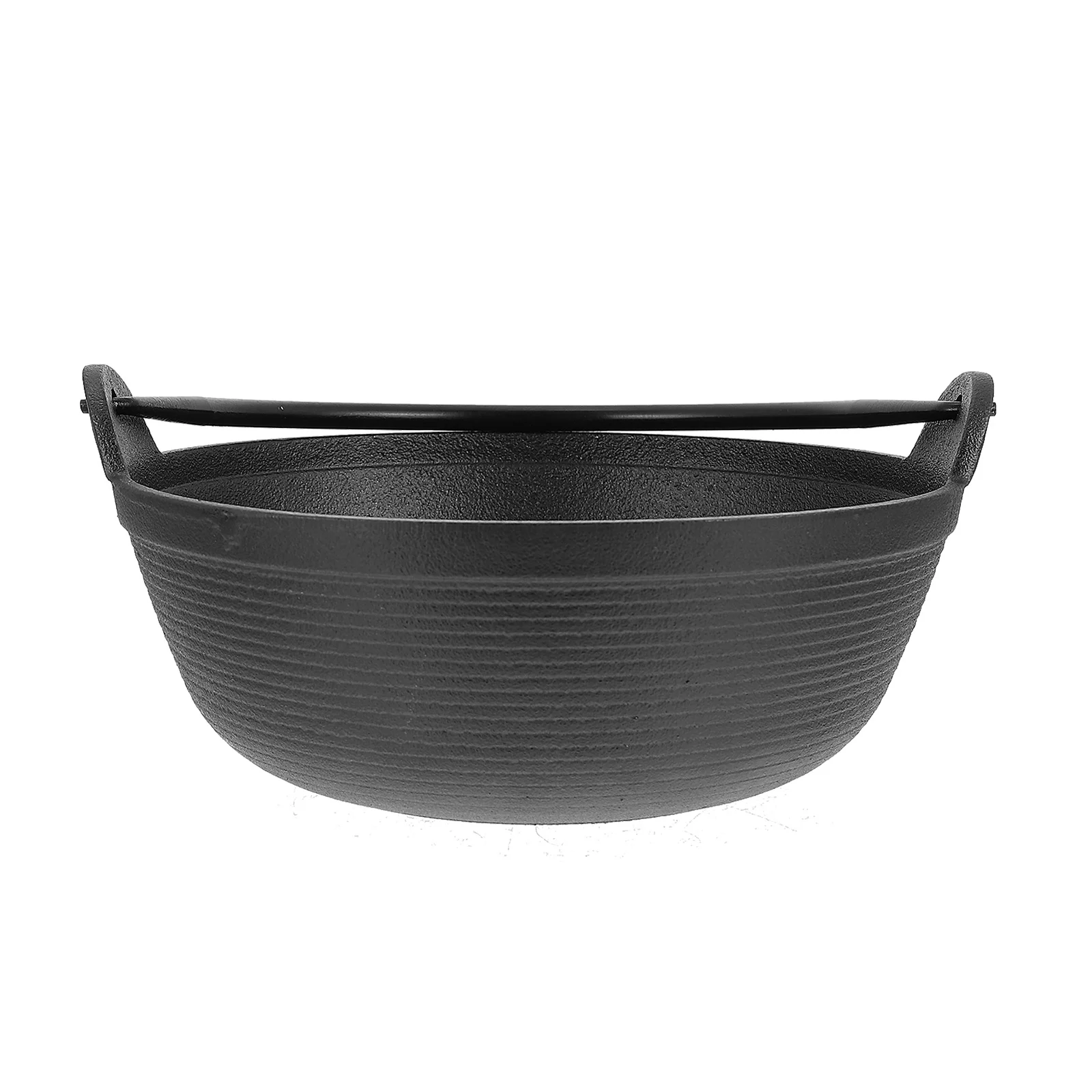 

1 шт., железная кастрюля с антипригарным покрытием, удобная ручка для приготовления супа, лапши, курицы, домашние кастрюли для супа, полезная кухонная кастрюля