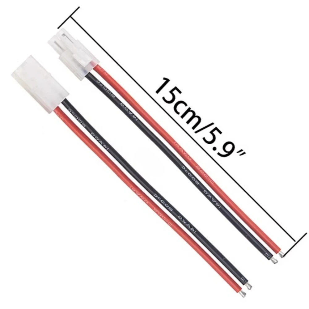 Big/Small Tamiya Plug Male Female Connector Adapter with 10cm/15cm 14/16AWG Silicone Wire Cable for RC Car Lipo Battery Charger