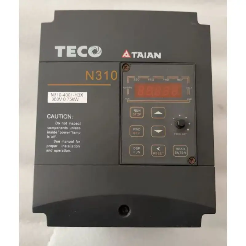 Second hand N310-4001-H3X 0.75KW inverter tested OK and shipped quickly