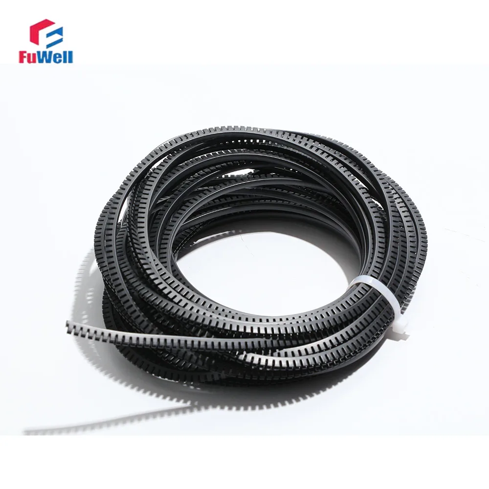 Fuwell PE Insulated Wire Protective Strip for Wire Rack Plastic Edge Sealing Flame Retardant Wire Passage Coil KG008~KG160