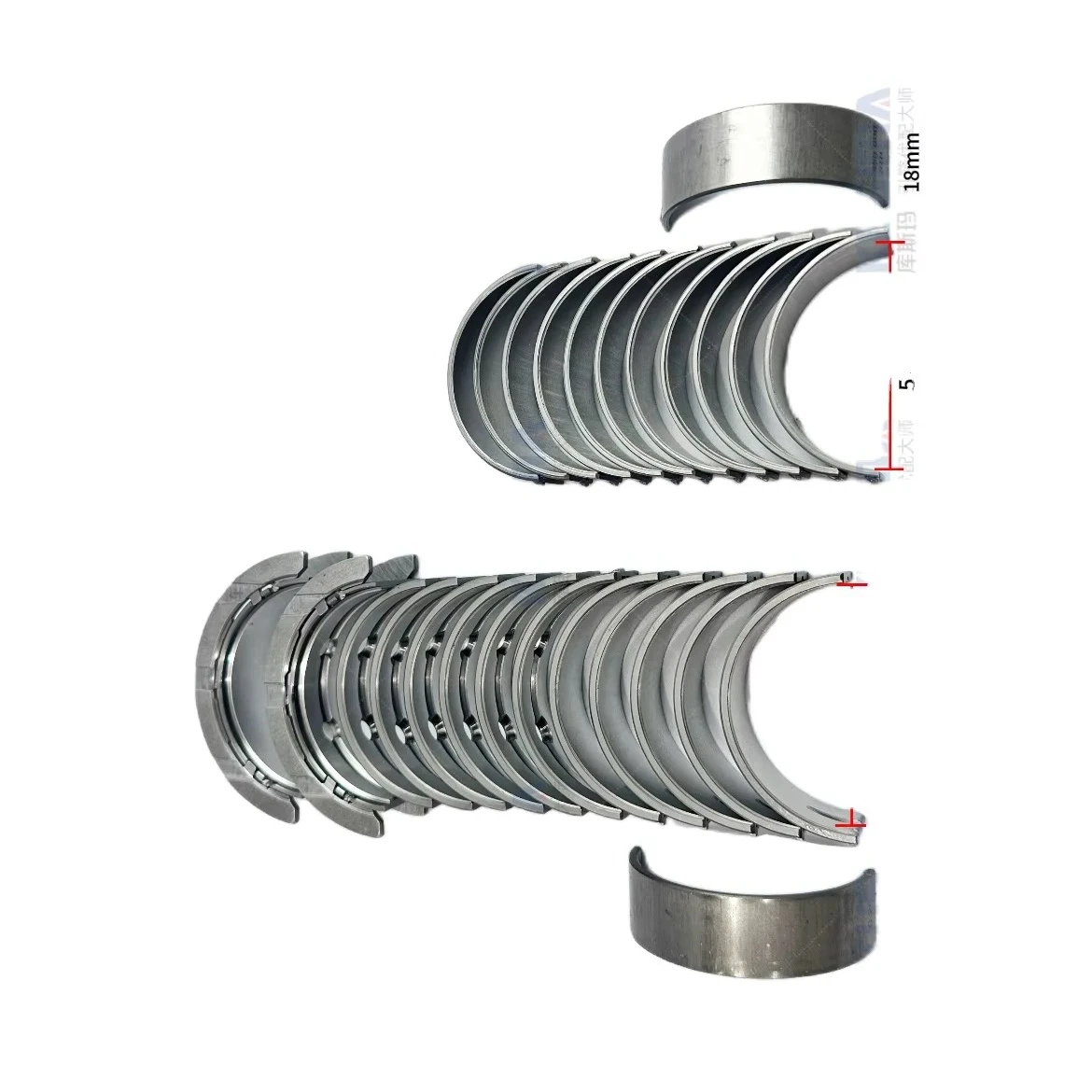 

NEW OEM Quality Crankshaft Main Bearing Connecting Rod Bearing for BMW N57 N57N N57D30 STD 025 050 11217802643 11247798092