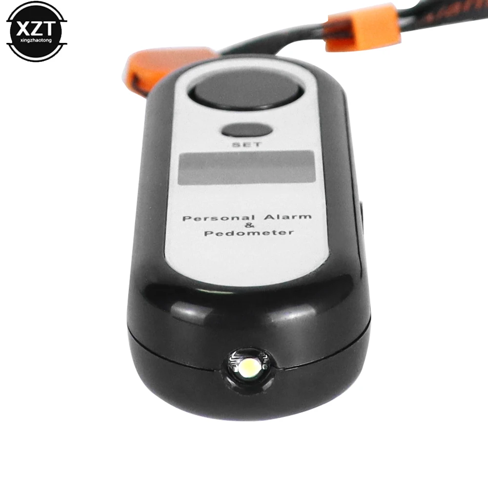 Portable Personal Alarm Pedometer Women's Security Alarm Outdoor Self Defence Safety Equipment