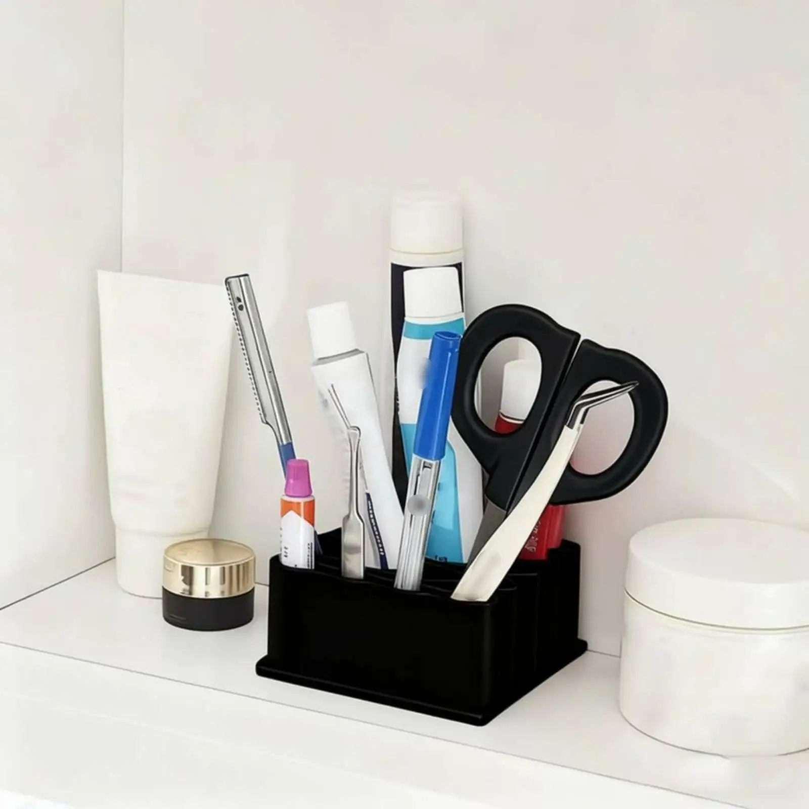 2-6pack Ointment Storage Rack Space Saving Medicine Tube Organizer Compact