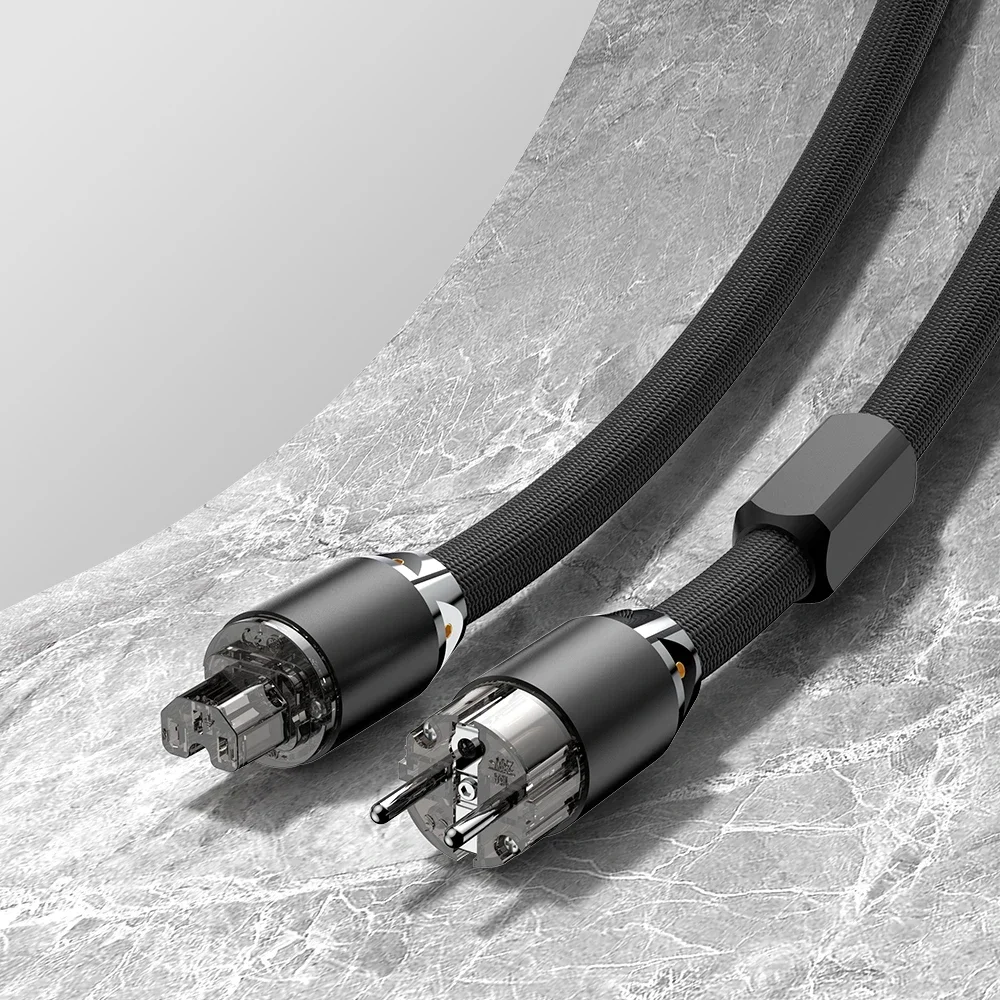 Audiocrast P900 hifi audio power cable Multiplex 5N OFC copper and silver mixed AC HI END core