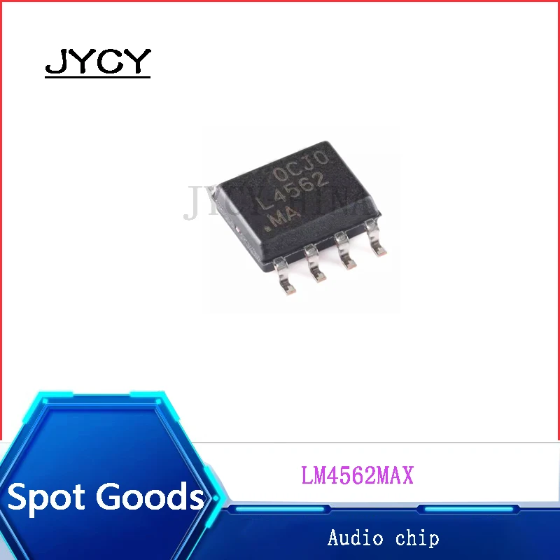 3pcs/lote LM4562MAX Brand new and original  LM4562MAX/NOPB LM4562 L4562 SOP8 Audio amplifier dual op amp high fidelity chip