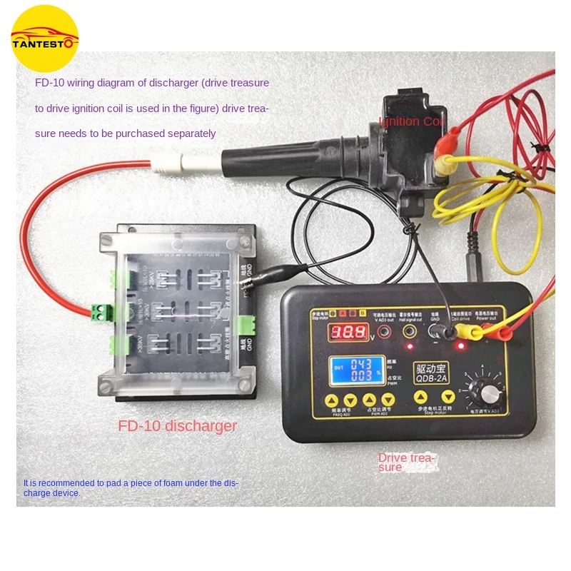 

FD-10 Automobile Ignition Coil Flashover Performance Detector Discharger Leakage Detection High Voltage Tester