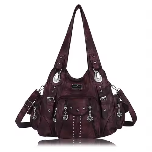 Angel kiss Bag Women Fashion Handbags Women Shoulder Bags PU Leather Handbag Female Satchel Shoulder Purse Bag bolsa feminina - Image 25