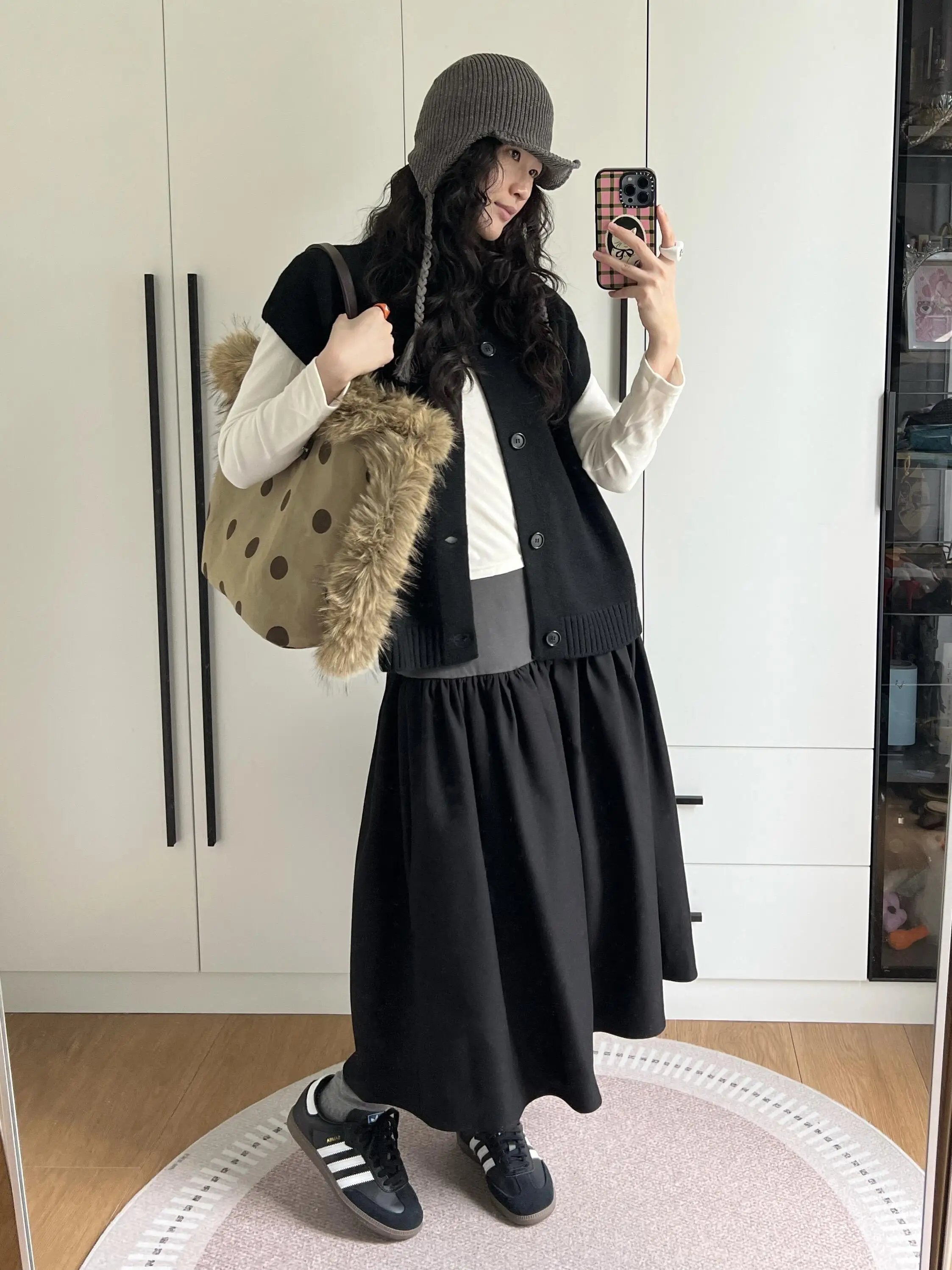 

Retro Faion mat High Collar Knitted Vest Women's Autumn Winter New Sle Svel Buttoned Vest Versatile Layering...