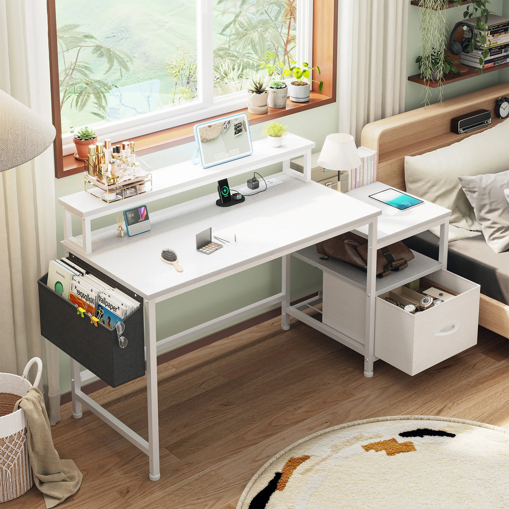 EnHomee Meja Komputer Kantor R - Vertical Laptop Stand ulasan dan harga