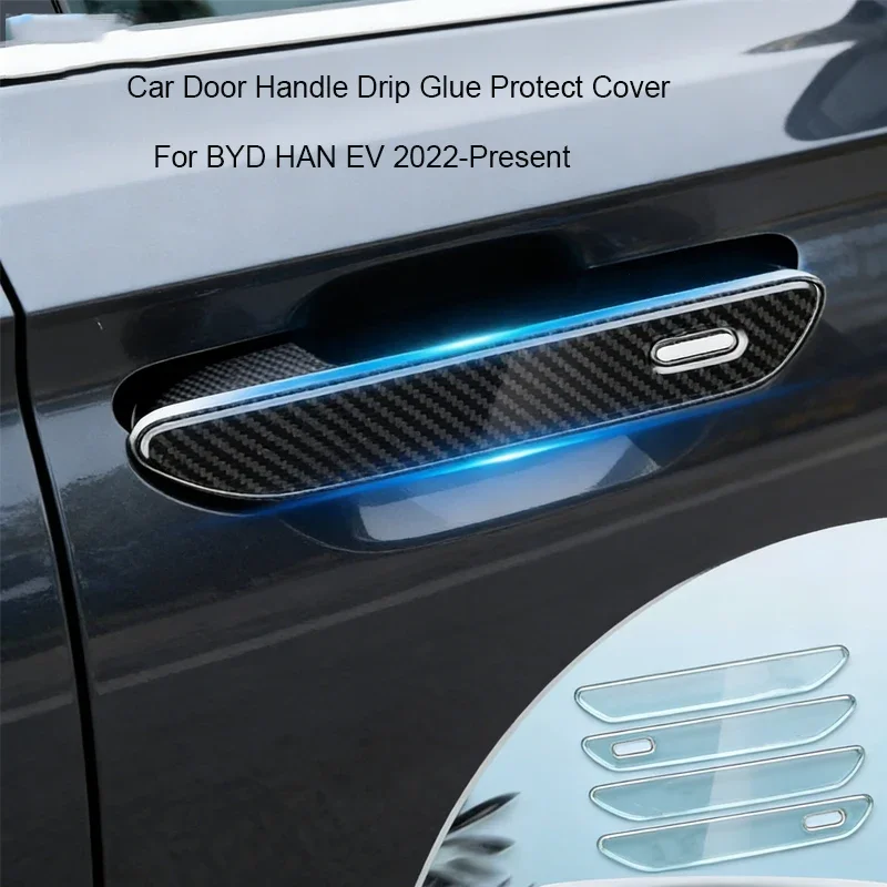 

Для BYD HAN EV 2022-наст. время: Защитная накладка на дверную ручку (антицарапинная, водонепроницаемая, прочная) – аксессуар для внешнего декора автомобиля
