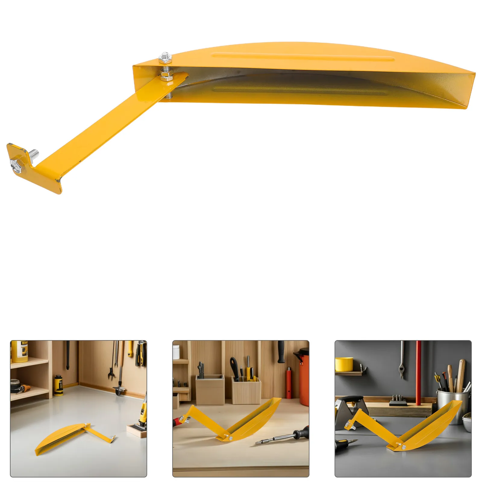 Bench Saw Protective Guard Cover Yellow Heavy Duty Carbon Steel Table Saw Blade Safety Shield Dust Protection Woodworking