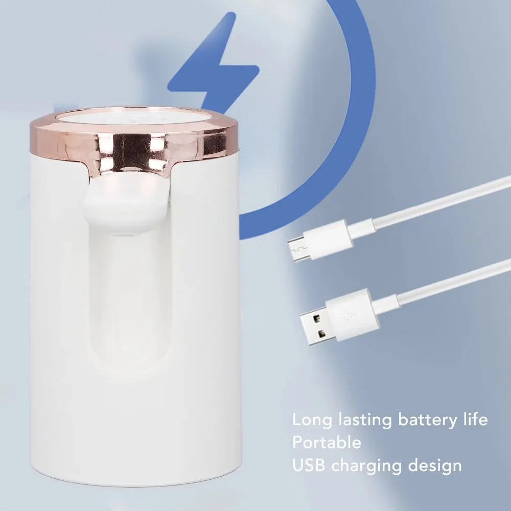 Foldable Automatic Water Dispenser Long Battery Life Rechargeable Electric Gallon Bucket Pump Dust-proof Water Outlet
