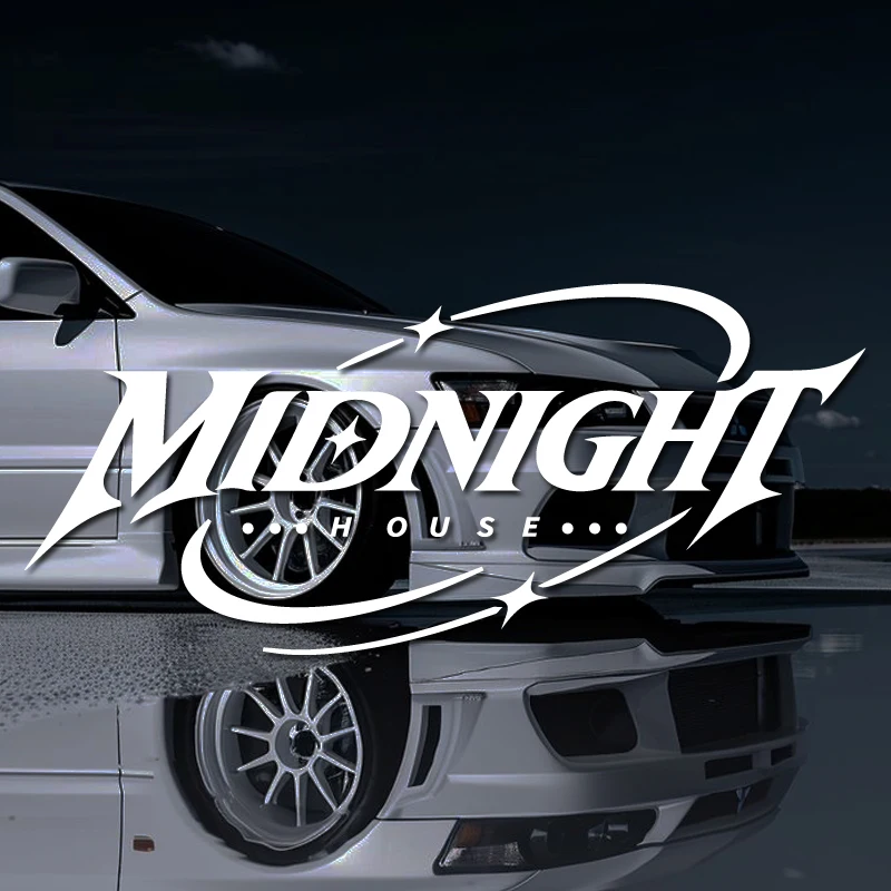 Fashion Personality MIDNIGHT HOUSE Graphic Decal, High Quality Waterproof Sticker For JDM Car Truck Auto Exterior Decoration