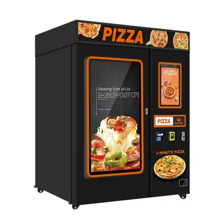Indoor Hot Food Frozen Commercial Vending Machine Automatic Smart Pizza Vending Machine