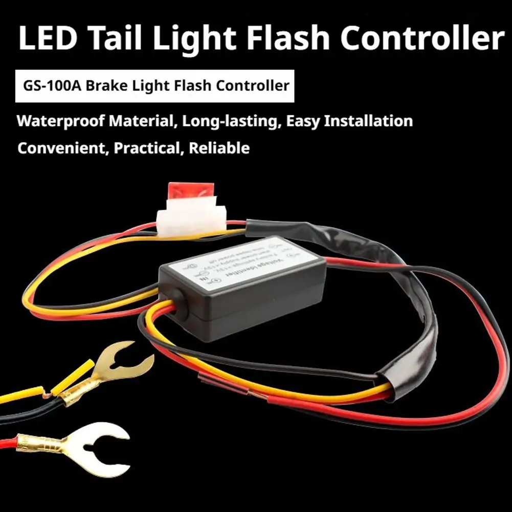 

Car LED Day Trip ControllerAutomotive Driving Light Controller Relay Wiring Harness Dimmer On/Off 12-18V Fog Lamp Controller