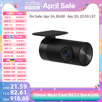 70mai Rear Cam RC11 for 70mai Dash Cam A200 A400 Car DVR Rearview Dash Cam Support Parking Recording