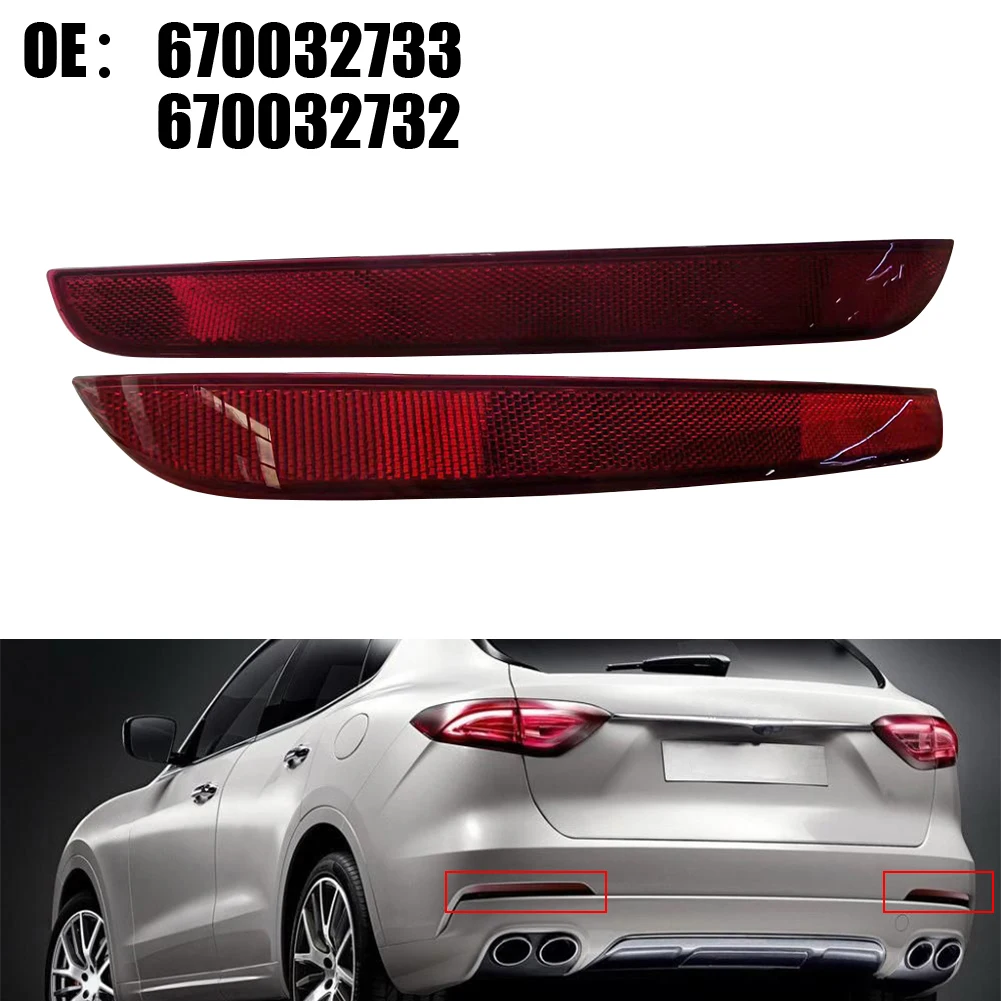 자동차 부품 반사 안개등 670032733 & 670032732 Maserati Levante 17 - 2020 용 ABS 자동차 액세서리 교체 새로운 실용