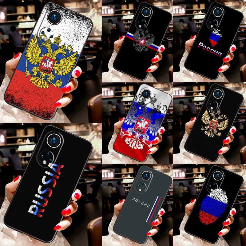 Чехол с российским флагом для Honor Magic 7 Pro 5 6 Lite Honor 200 Pro 50 70 90 X9b X9a X8a X8 X9 X8b X9c Cover
