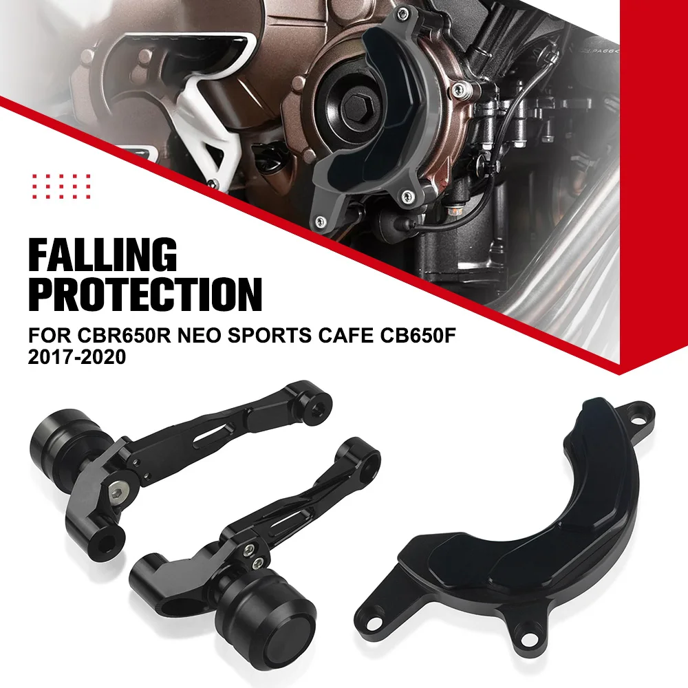 

Motorcycle Accessories For Honda CBR650R Neo Sports Cafe CB650F 2017 2018 2019 2020 Frame Sliders Crash Protector Accessories