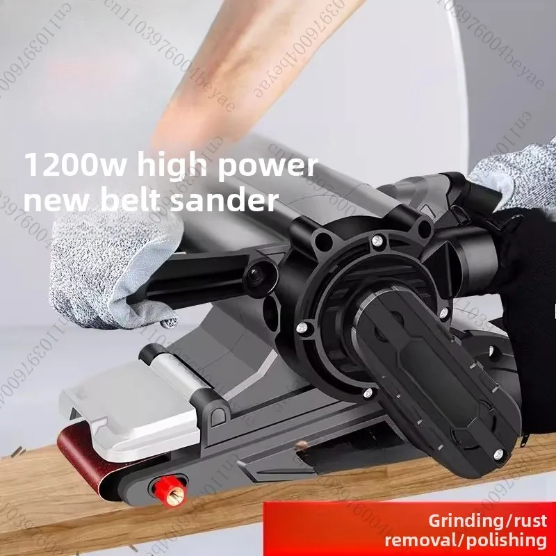 

Sand belt machine, portable sanding machine, flat polishing machine, high-power polishing wood