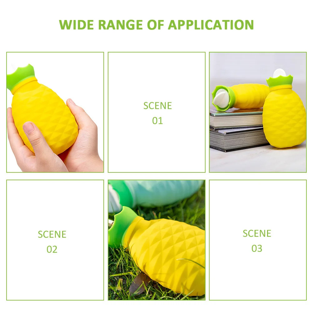 

Silicone Hand Warmer Comfortable Hot Water Bottle Bag Cartoon Portable Household