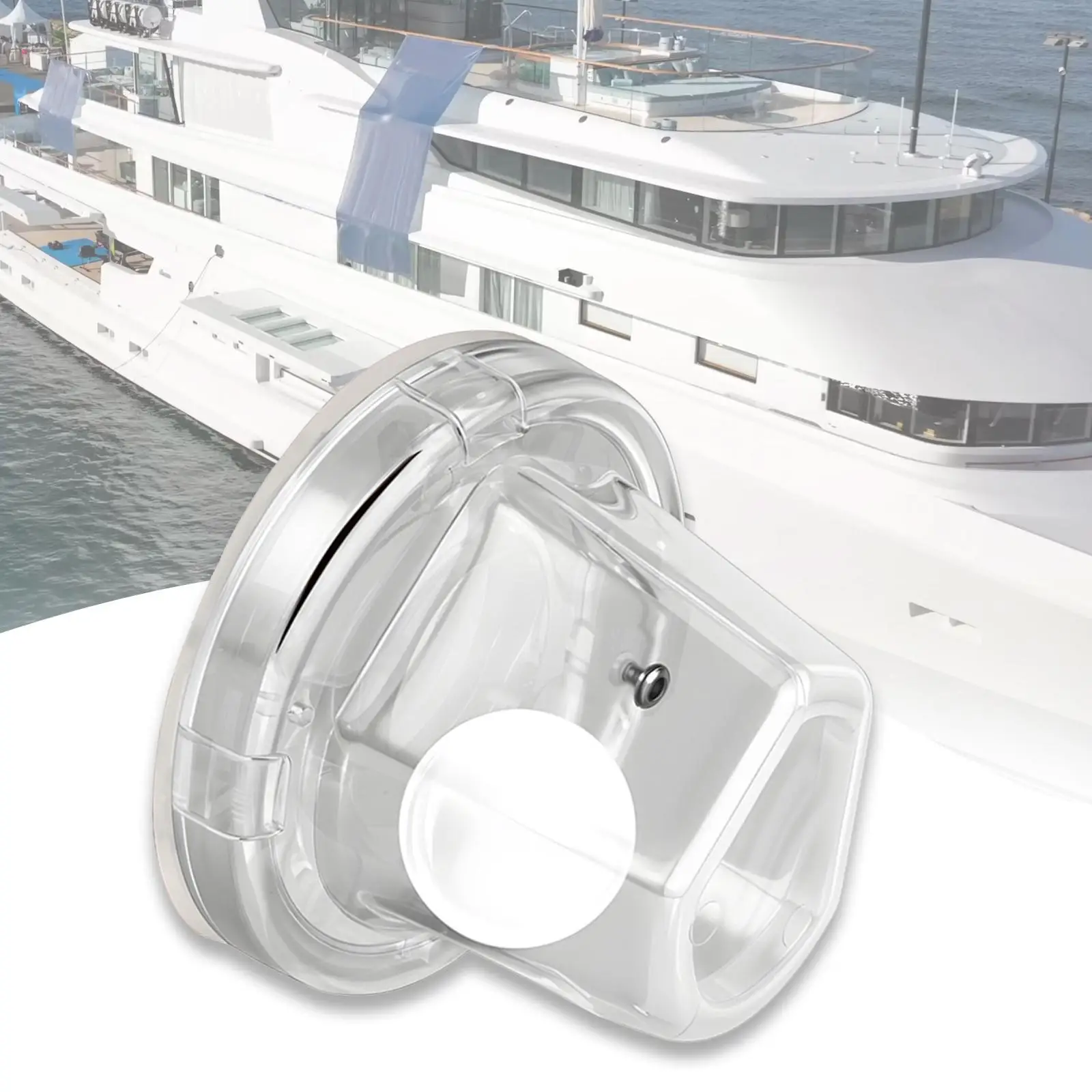 Clear Self Bailing Deck Ball Scupper Valve Marine Drain Valve Boat Ball Scupper Raplacment Anti Backflow Boat Deck Drain Scupper