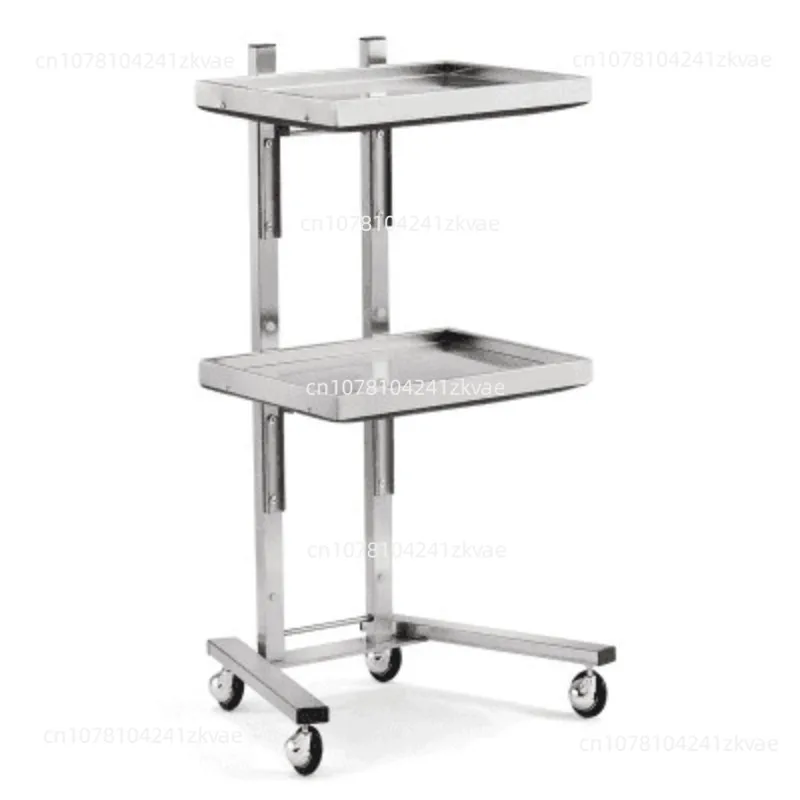 Stainless Steel Foldable Tool Cart Pushcart Thickened Stainless Steel Multifunctional