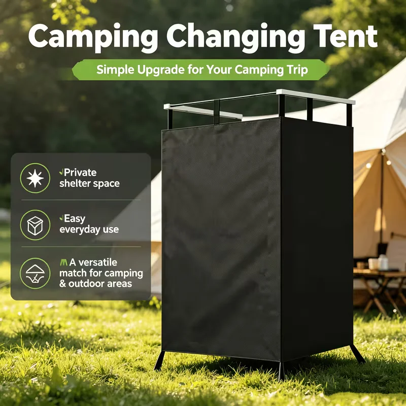 Portable Outdoor Privacy Changing Room Cover Dressing Shelter Tent for Camping Hiking Beach Travel Car Side