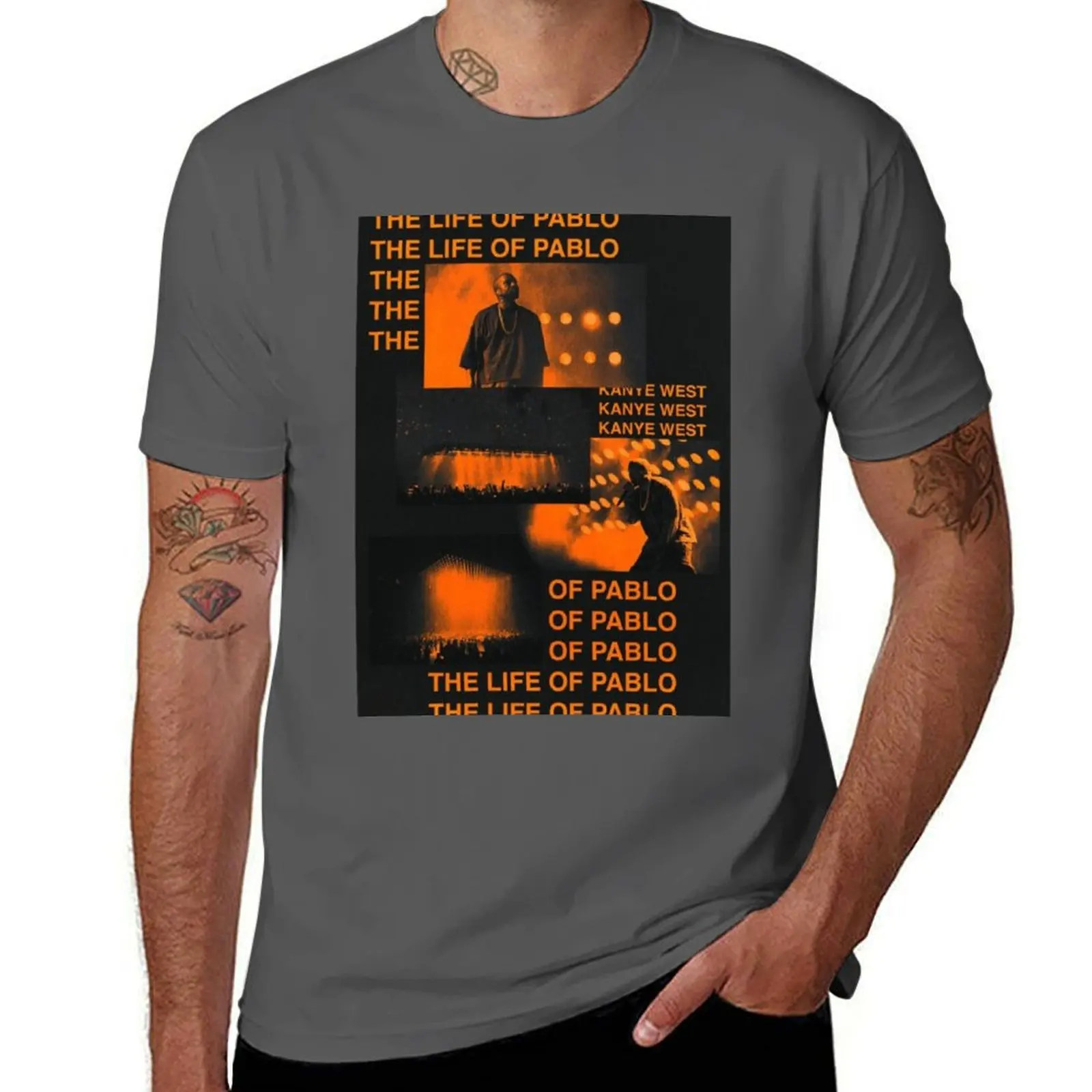 

Life of pablo collage T-Shirt Halloween Casual T-Shirt