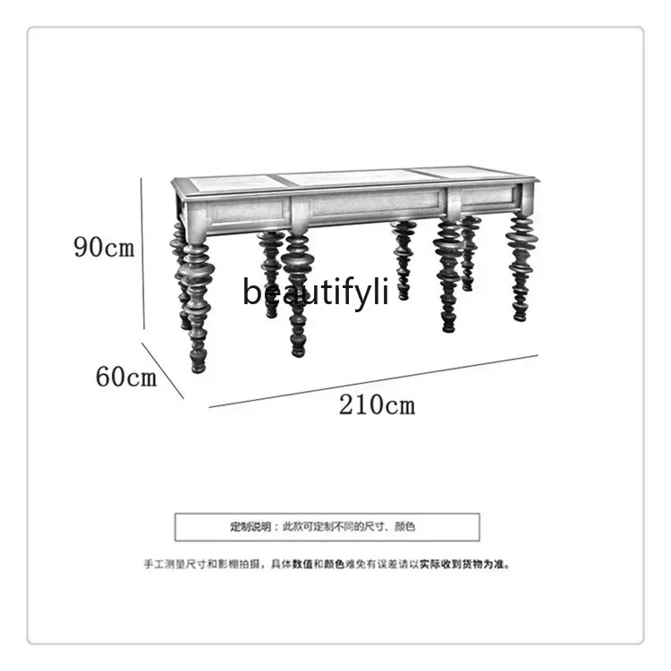 NQ52 Hot sales French American entrance table European solid wood carving flower light luxury living room creative foyer side c