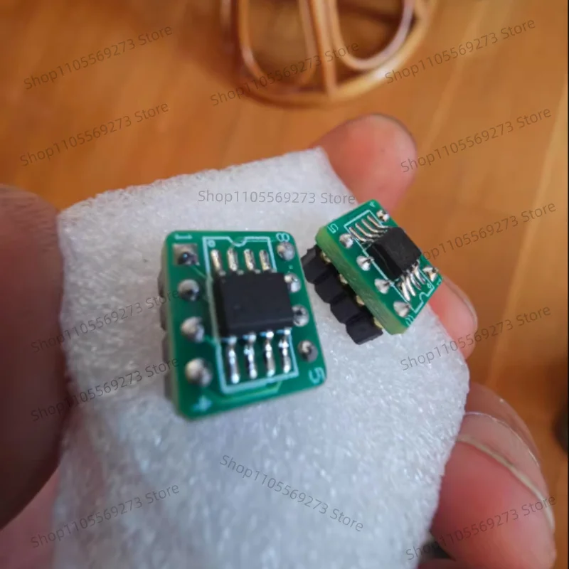 Dual OPA627 Operational Amplifier Module Board with for WBT-0820 Silver Tin Solder Terminals Pre-amplifier Finished Product