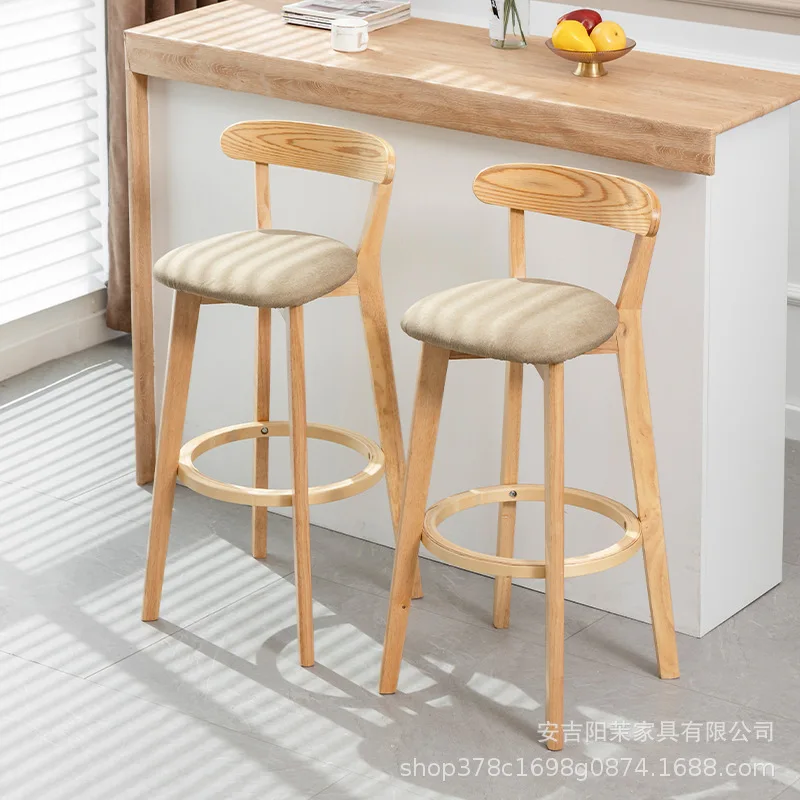 Tabouret haut pour cuisine, chaise de petit déjeuner nordique, piste en cuir, comptoir de luxe bon marché, ergonomique et réglable