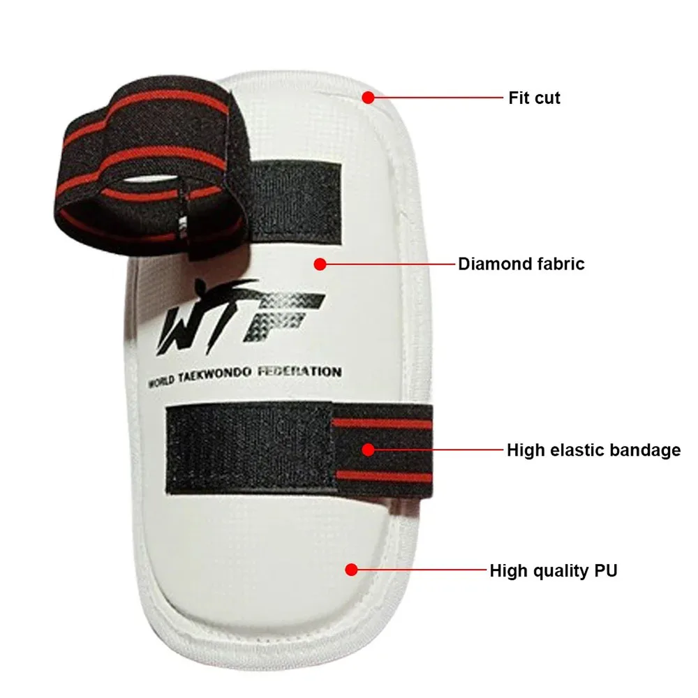 Taekwondo-Schutzausrüstung, Schienbein-Armschützer für Erwachsene, Taekwondo-Arm-Beinschutz-Set, 3 Größen, für Kinder, Kampfsport, Training, Kampfsport – Detail 2