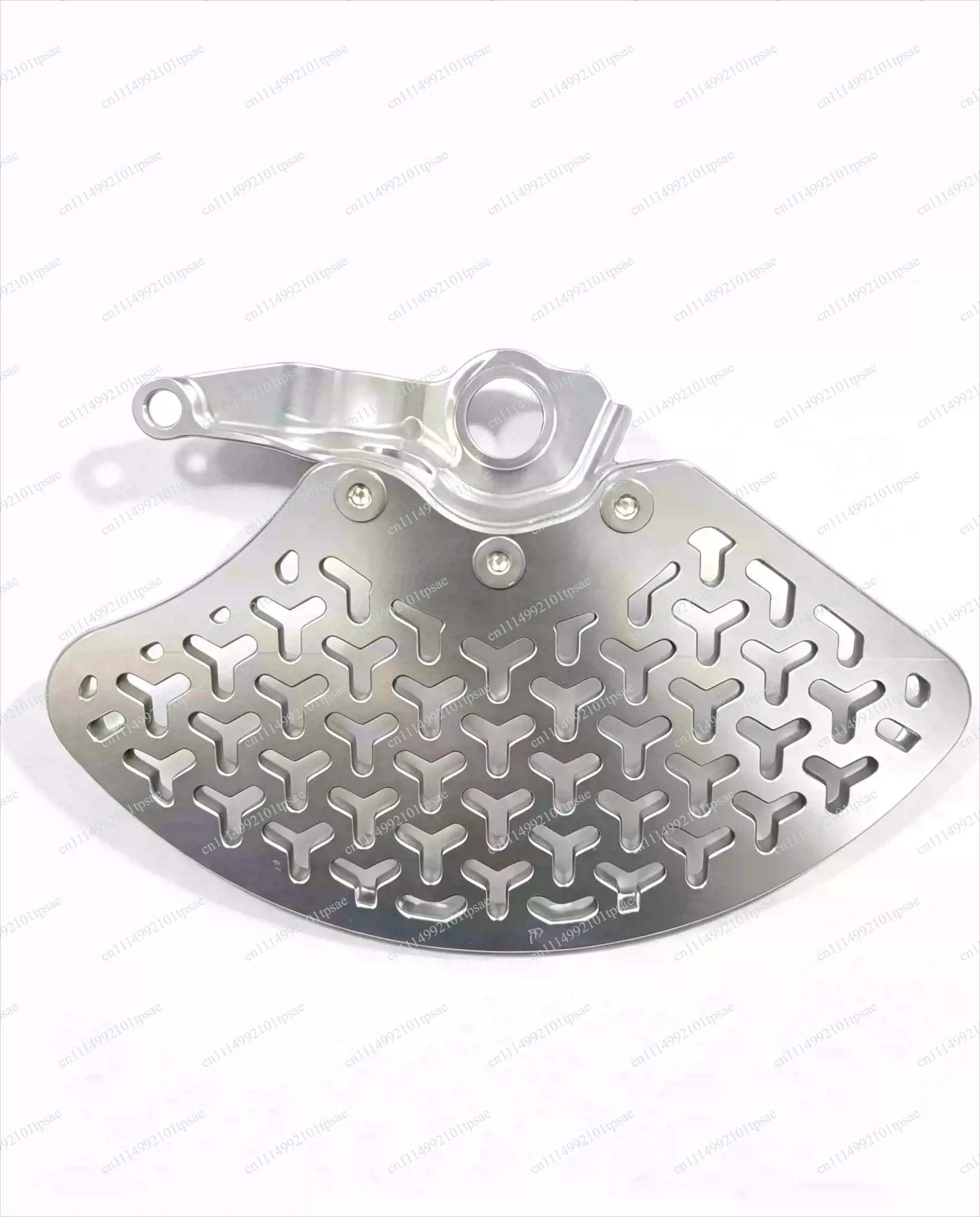 Aluminum front and rear brake disc protective cover installation parts
