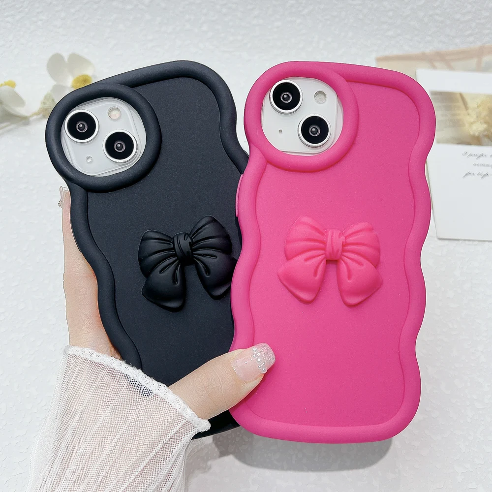 Cute 3D Bow Phone C…