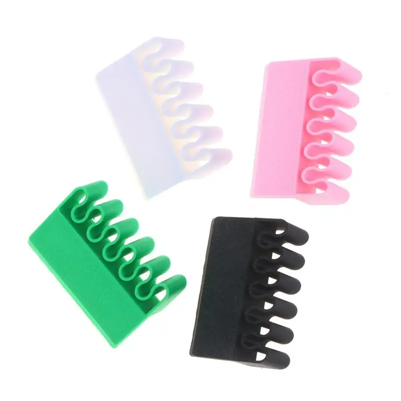 5Pcs Multi Slot Wire Cable Clips 3D Printed Desk Cord Holder USB Cable Organizer Home Office Desktop Cable Fixing Supply