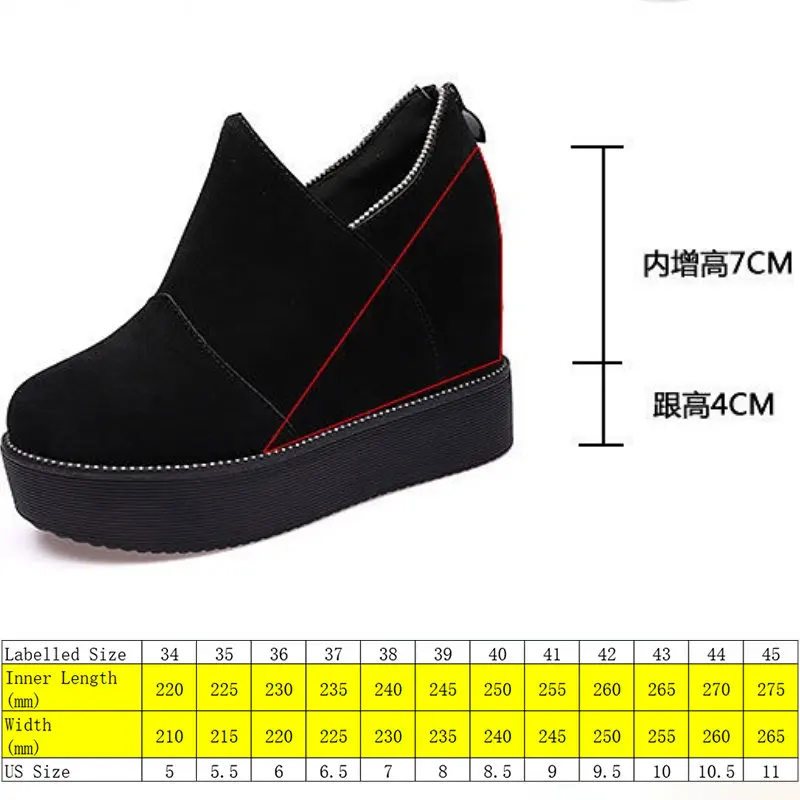 Fujin 11.5cm Genuine Leather Platform Wedge Chunky Sneaker Women Shoes Super Hidden Heels Women Ankle Boots Autumn Spring Boots