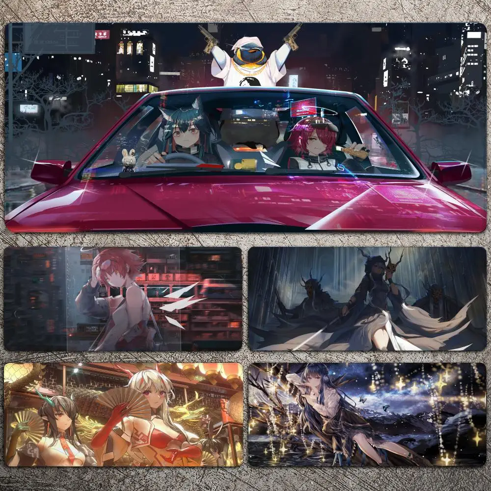 

Arknights Anime Girl Mousepad Large Gaming Mouse Pad LockEdge Thickened Computer Keyboard Table Desk Mat