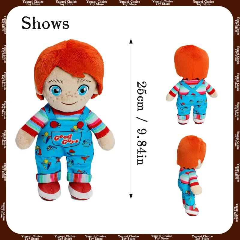 Movie Chucky Halloween Plush Scary Horrible Stuffed Chucky Clown Toy Clown\'s Soul Regen Home Halloween Decor Kids Birthday Gifts