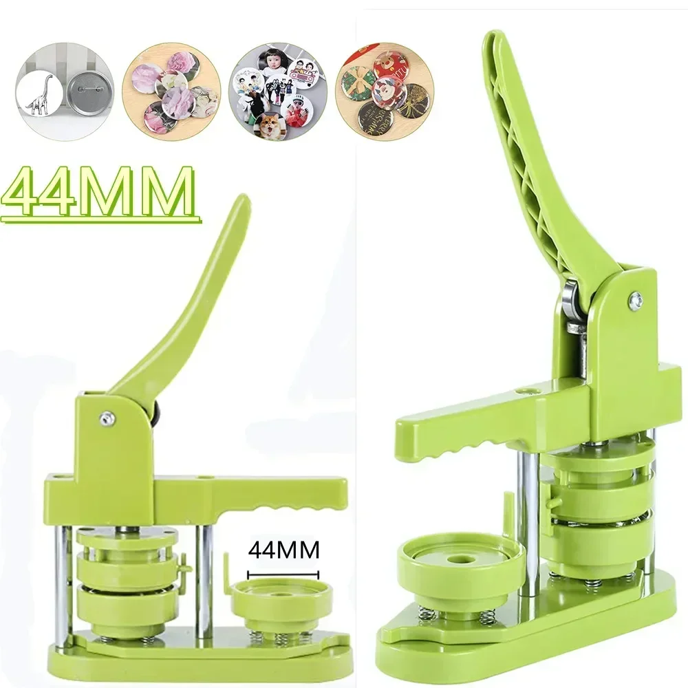

25-58MM Badge Button Maker Machine Rotating/Sliding DIY Pin Badges Maker Punch Press Machine Two different Button Maker Machine