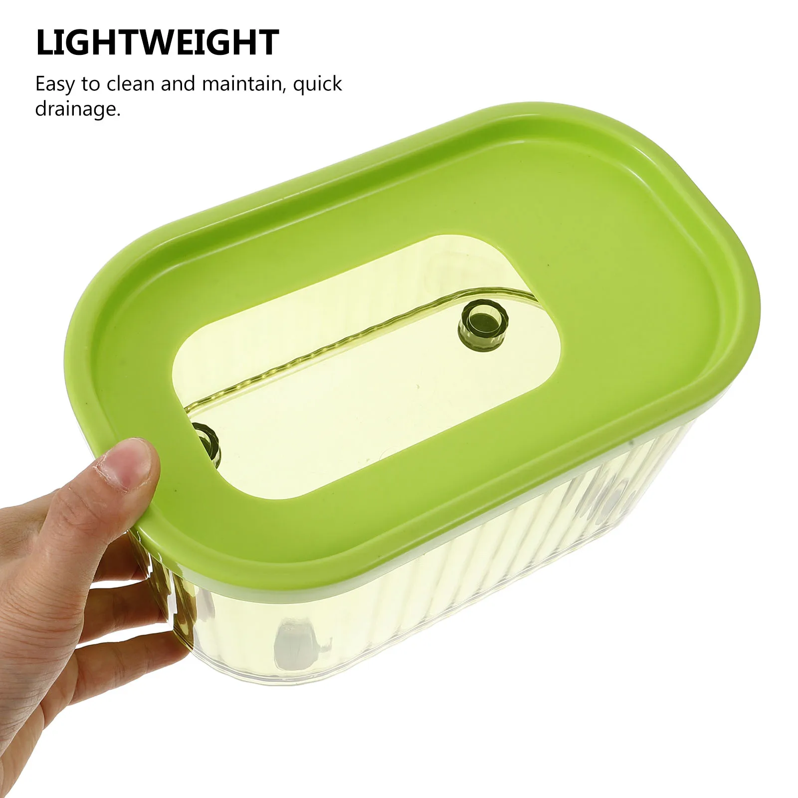

Plastic Bird Bath Container for Parrot Cage Light Green Outdoor Bathtub Shower Box Removable Lid Pet Supplies Easy Clean