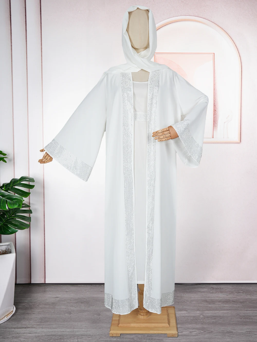 Open Abaya Dubai Kaftan Muslim Cardigan Abayas Dresses for Women 2025 Casual Kimono Robe Femme Caftan Turkish Islamic Clothes