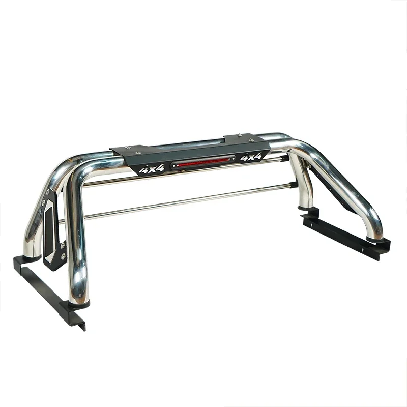 Universal Pickup Roll Bar For Truck Car Silver Plated Stainless Steel Roll Bar For Nissan NP300 Frontier