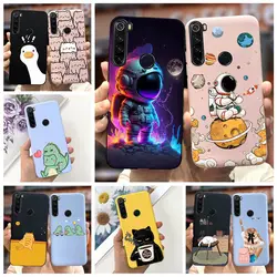 Xiaomi Redmi Note 8 케이스 Redmi Note 8T 귀여운 Astronaurts 만화 커버 소프트 TPU 전화 케이스 Redmi Note 8 Pro Note8 T 쉘