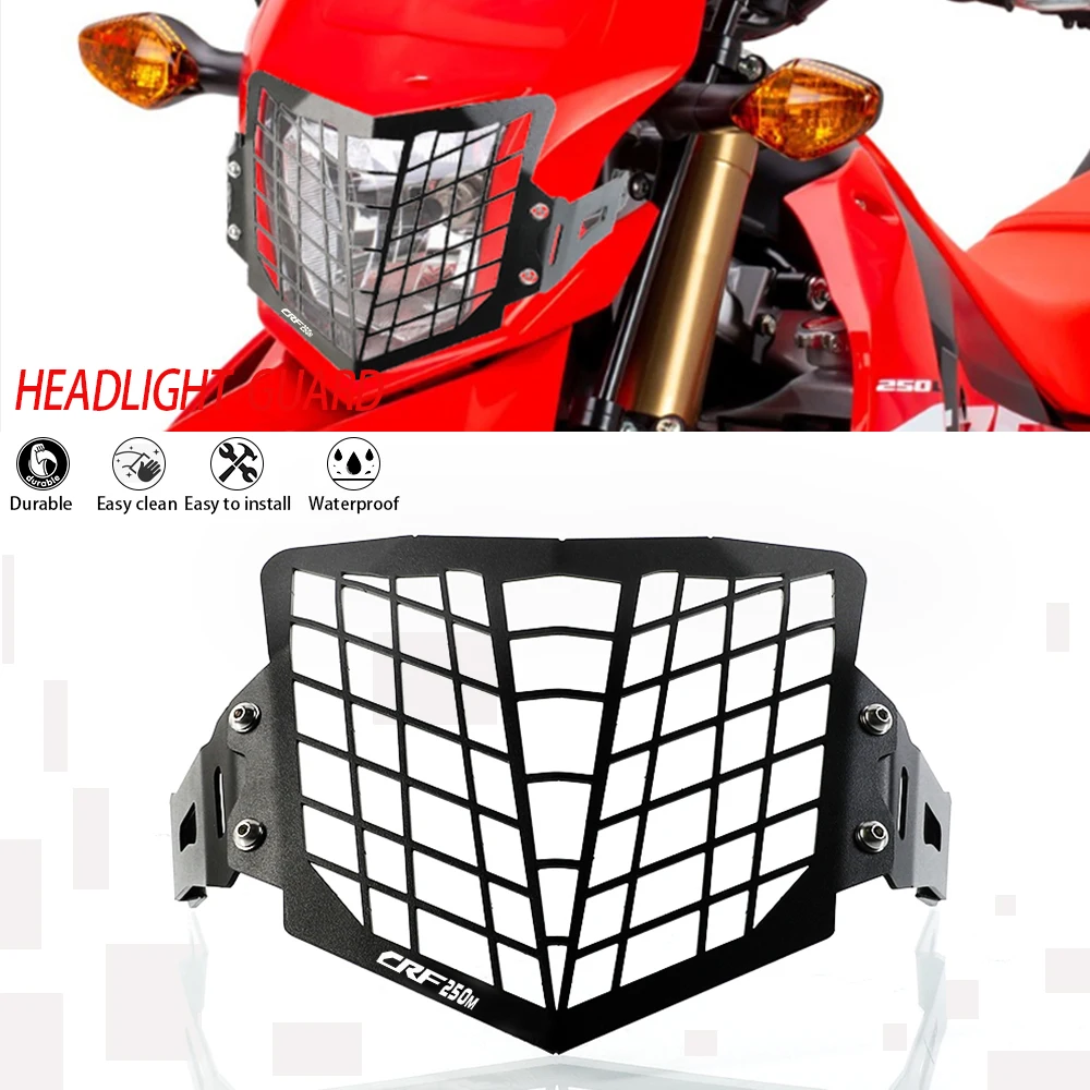 Headlight Protection Guard Cover Protector CRF 250L 250M 300L 2021 For Honda CRF250L CRF250M CRF300L 2013-2022 2023 Motorcycle