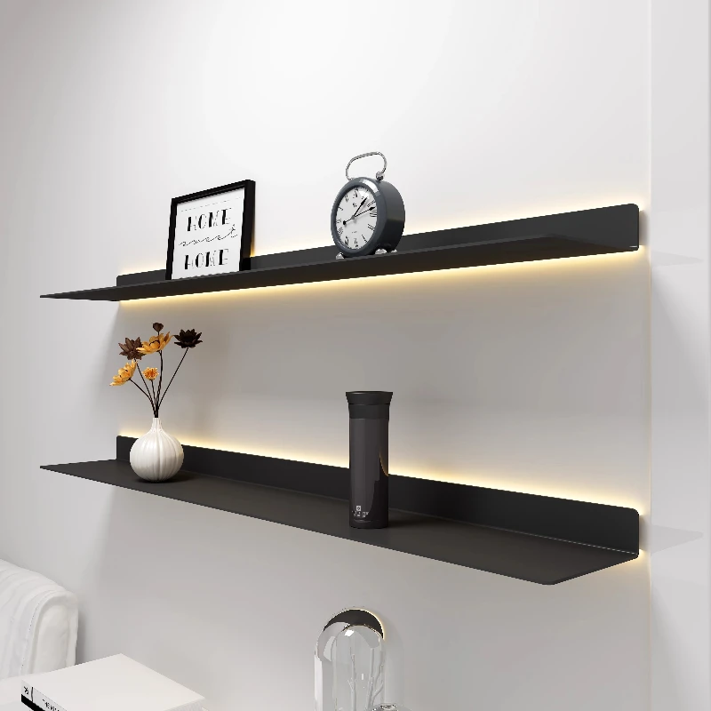 

Metal Storage Holder Nordic Modern Creative Rack Household Luxury Multifunctional Wall Shelf Kitchen Bathroom Space Saving Racks