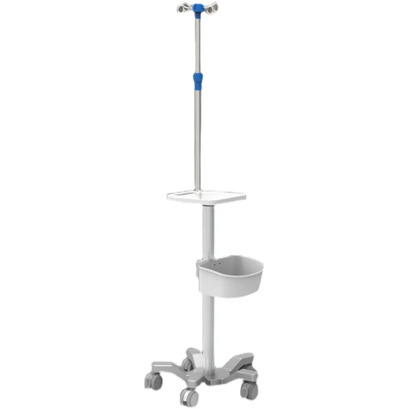 

Good Quality Infusion Syringe Pump Use Small Equipment Trolley Cart Aluminium Mobile Stand