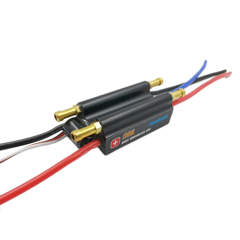 Motor sin escobillas para barco a control remoto, controlador de velocidad ESC 30A, compatible con 2-6S Lipo BEC 5V/4A