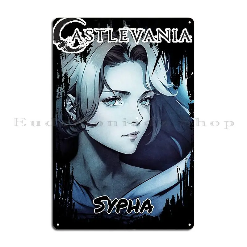 Castlevania Sypha Belnades Metal Signs Garage Club Wall Cave Design Pub Personalized Tin Sign Poster